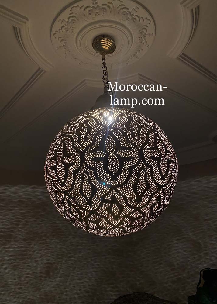 Suspension marocaine, plafond de lampe 